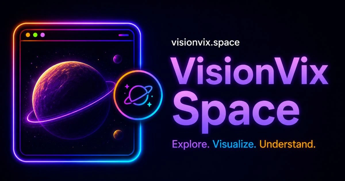 VisionVix  Space logo